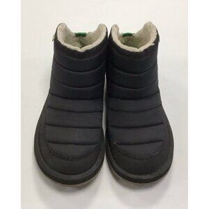 Sanuk Puff N Chill Black Slipper Boot Size 12 🤍